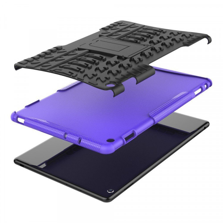 Чехол Hybrid Armor для Huawei MediaPad M3 Lite 10 (черный + фиолетовый)