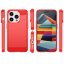 Чехол-накладка Carbon Fibre для iPhone 15 Pro Max (красный)