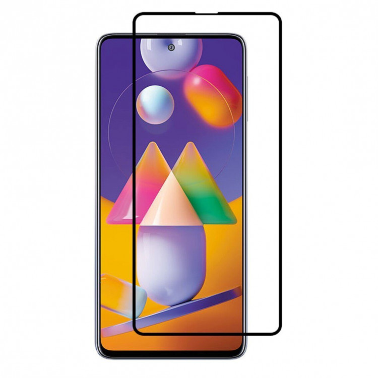 Защитное стекло 3D для Samsung Galaxy M31s (черный)