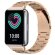 Стальной браслет для Samsung Galaxy Fit 3 SM-R390 (розовое золото)
