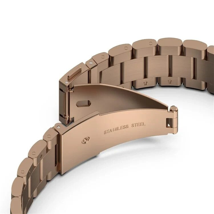 Стальной браслет для Samsung Galaxy Fit 3 SM-R390 (розовое золото)