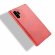 Кожаная накладка-чехол для Samsung Galaxy Note 10+ (Plus) (красный)