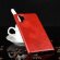 Кожаная накладка-чехол для Samsung Galaxy Note 10+ (Plus) (красный)