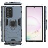 Чехол Armor Ring Holder для Samsung Galaxy Note20 Ultra (темно-синий)