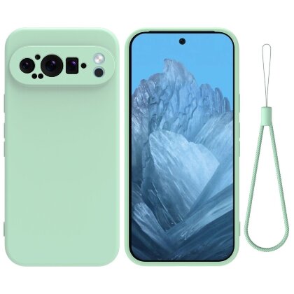 Силиконовый чехол Mobile Shell для Google Pixel 9 Pro XL (зеленый)