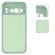 Силиконовый чехол Mobile Shell для Google Pixel 9 Pro XL (зеленый)