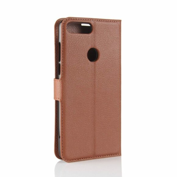 Чехол с визитницей для Huawei Honor 7C Pro / Enjoy 8 (коричневый) Чехол с визитницей для Huawei Honor 7C Pro / Enjoy 8 (коричневый)