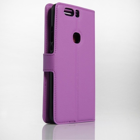 Чехол с визитницей для Huawei Honor V8 (фиолетовый) Чехол с визитницей для Huawei Honor V8 (фиолетовый)