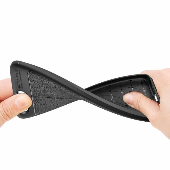 Чехол-накладка Litchi Grain для Huawei Honor 9 (серый)