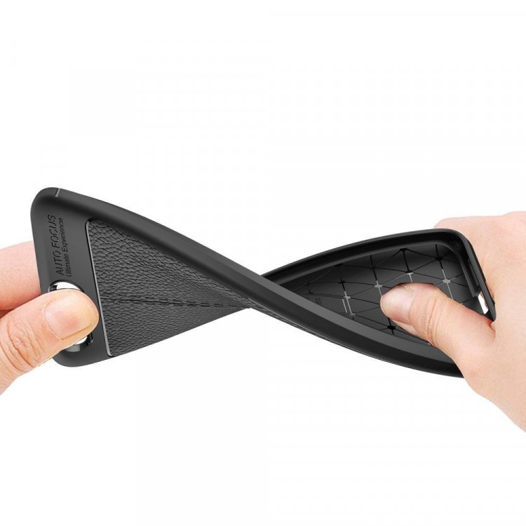 Чехол-накладка Litchi Grain для Huawei Honor 9 (серый)