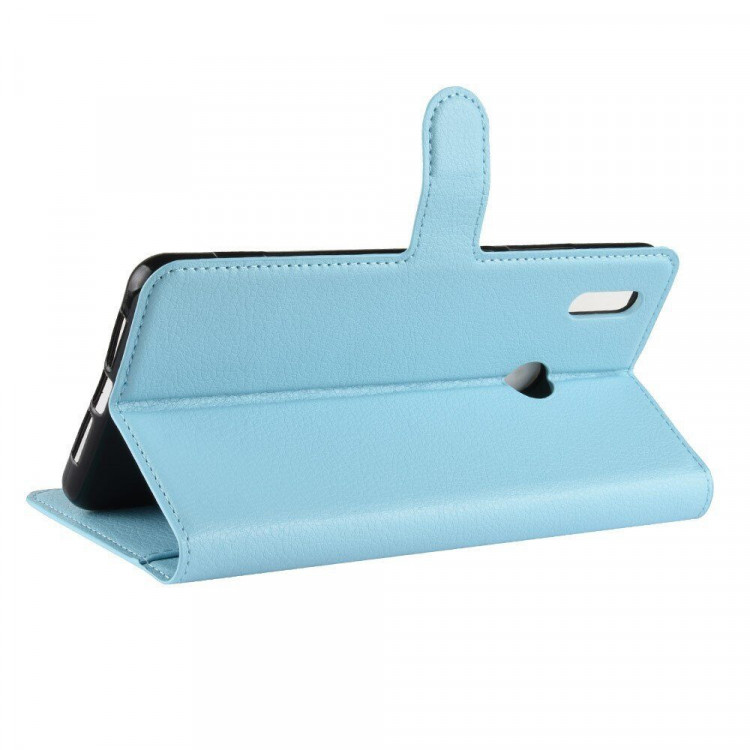 Чехол с визитницей для Huawei Honor Note 10 (голубой)