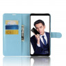 Чехол с визитницей для Huawei Honor Note 10 (голубой)