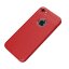 Чехол-накладка Litchi Grain для iPhone 5 / 5S / SE (красный)