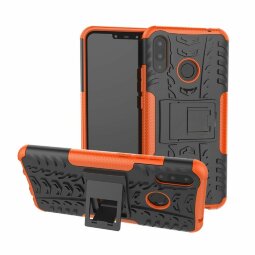 Чехол Hybrid Armor для Huawei Nova 3i / P Smart+ (Plus) (черный + оранжевый)