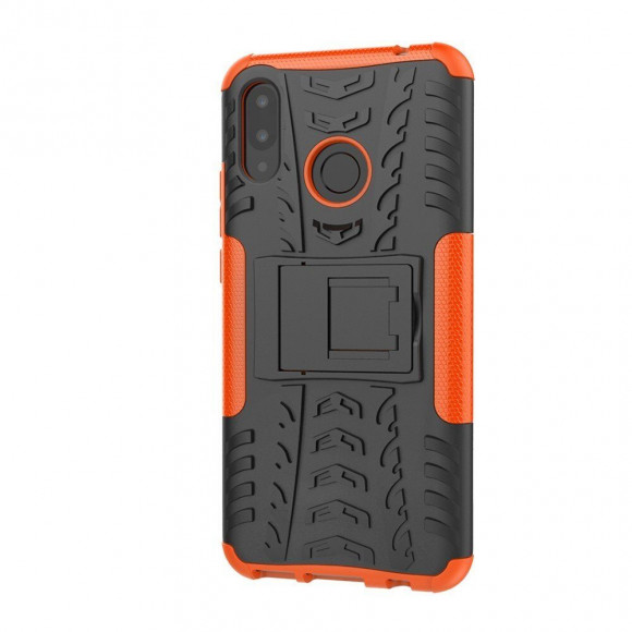 Чехол Hybrid Armor для Huawei Nova 3i / P Smart+ (Plus) (черный + оранжевый) Чехол Hybrid Armor для Huawei Nova 3i / P Smart+ (Plus) (черный + оранжевый)