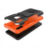 Чехол Hybrid Armor для Huawei Nova 3i / P Smart+ (Plus) (черный + оранжевый)