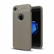 Чехол накладка Litchi Grain для iPhone 8 / iPhone 7 (серый) Чехол накладка Litchi Grain для iPhone 8 / iPhone 7 (серый)