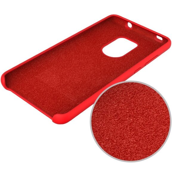 Силиконовый чехол Mobile Shell для Huawei Mate 20 (красный)