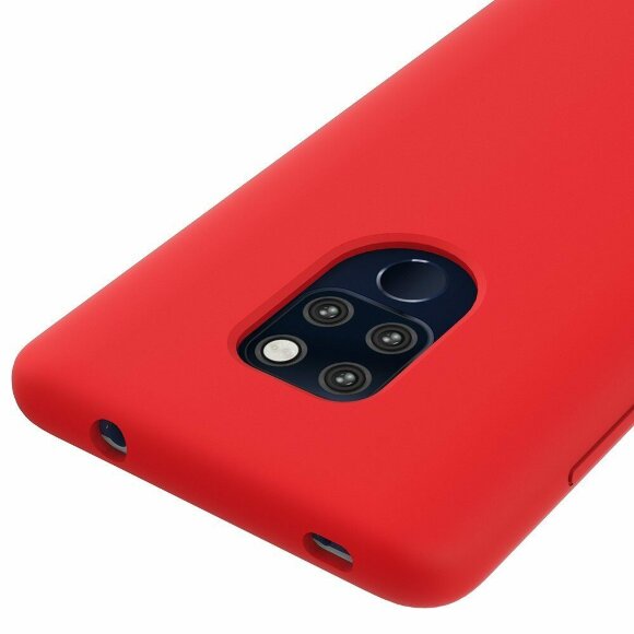 Силиконовый чехол Mobile Shell для Huawei Mate 20 (красный)