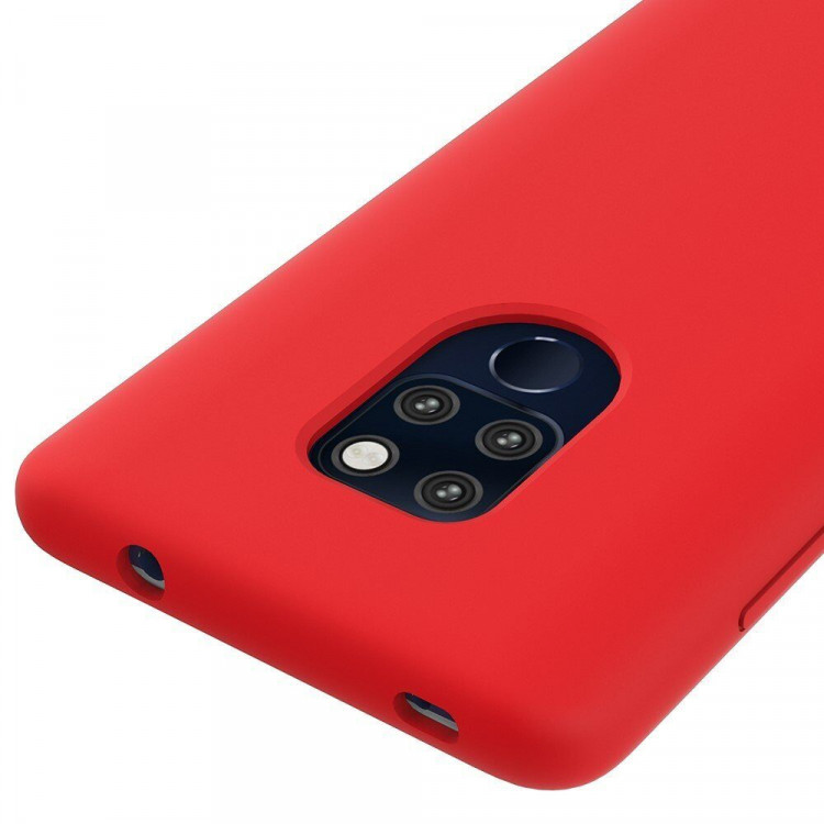 Силиконовый чехол Mobile Shell для Huawei Mate 20 (красный)