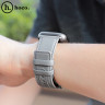 Кожаный ремешок Hoco для Apple Watch 40 и 38мм (серый)