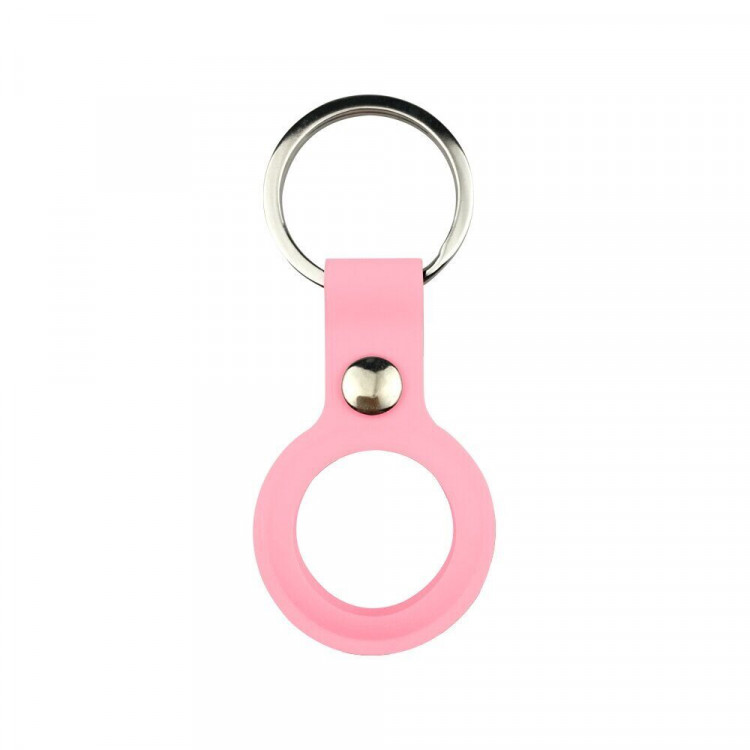 Силиконовый брелок для AirTag (розовый)