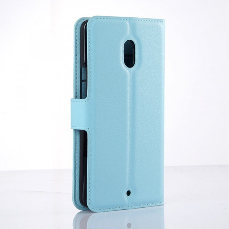 Чехол с визитницей для Motorola Moto X Play (голубой)