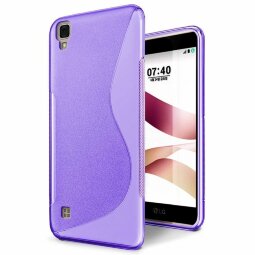 Нескользящий чехол для LG X Style K200DS (фиолетовый)