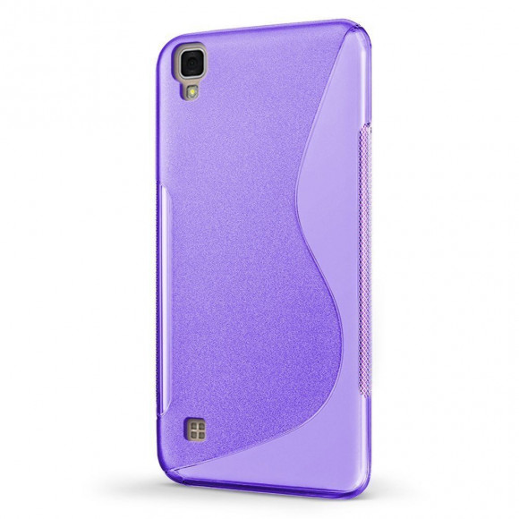 Нескользящий чехол для LG X Style K200DS (фиолетовый) Нескользящий чехол для LG X Style K200DS (фиолетовый)