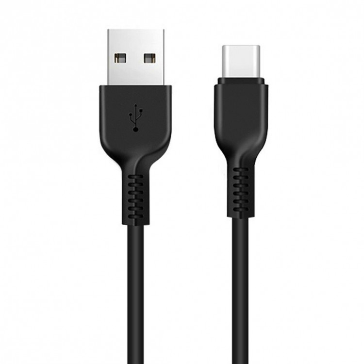 Кабель HOCO USB Type-C - 2 метра (черный)