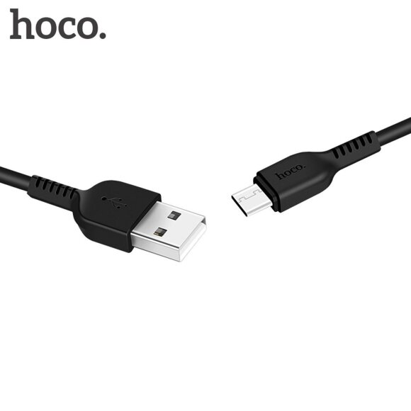 Кабель HOCO USB Type-C - 2 метра (черный)