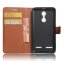 Чехол с визитницей для Lenovo K6 Note (коричневый)