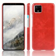 Кожаная накладка-чехол для Google Pixel 4 XL (красный) Кожаная накладка-чехол для Google Pixel 4 XL (красный)