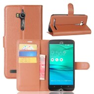 Чехол с визитницей для ASUS ZenFone Go ZB552KL (коричневый) Чехол с визитницей для ASUS ZenFone Go ZB552KL (коричневый)