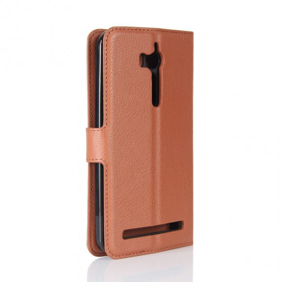 Чехол с визитницей для ASUS ZenFone Go ZB552KL  (коричневый) Чехол с визитницей для ASUS ZenFone Go ZB552KL  (коричневый)