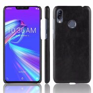 Кожаная накладка-чехол Litchi Texture для ASUS Zenfone Max (M2) ZB633KL (черный) Кожаная накладка-чехол Litchi Texture для ASUS Zenfone Max (M2) ZB633KL (черный)
