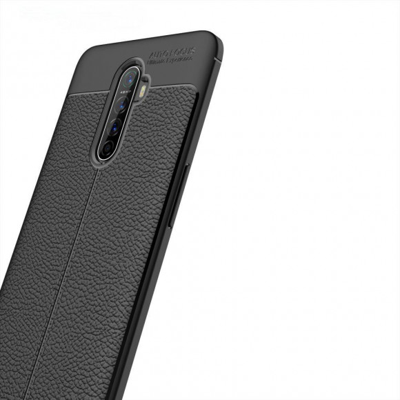 Чехол-накладка Litchi Grain для Oppo Reno Ace (черный) Чехол-накладка Litchi Grain для Oppo Reno Ace (черный)