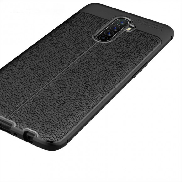 Чехол-накладка Litchi Grain для Oppo Reno Ace (черный) Чехол-накладка Litchi Grain для Oppo Reno Ace (черный)