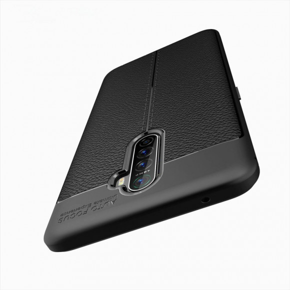 Чехол-накладка Litchi Grain для Oppo Reno Ace (черный) Чехол-накладка Litchi Grain для Oppo Reno Ace (черный)