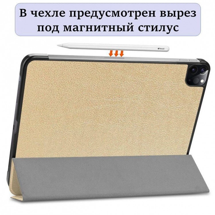 Планшетный чехол для iPad Pro 11 (2th Gen, 3th Gen, 4th Gen) (золотой)