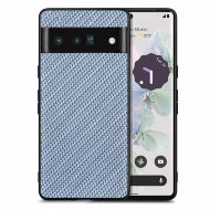 Чехол Carbon Texture для Google Pixel 6 Pro (голубой)