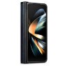 Чехол из натуральной кожи для Samsung Galaxy Z Fold4 (темно-синий)