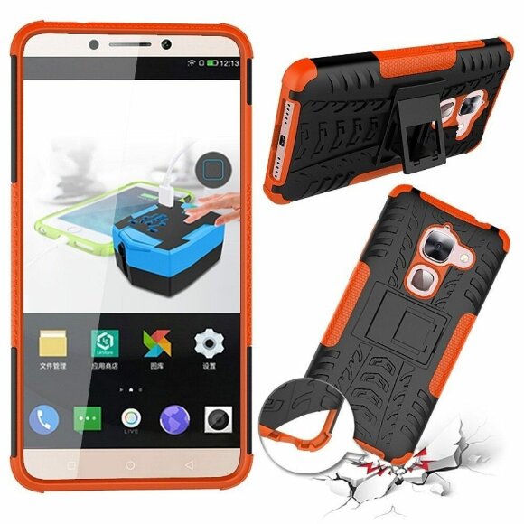 Чехол Hybrid Armor для LeEco Le 2 / LeEco Le 2 PRO (черный + оранжевый) Чехол Hybrid Armor для LeEco Le 2 / LeEco Le 2 PRO (черный + оранжевый)