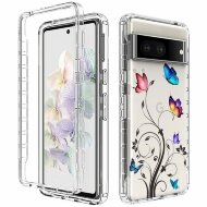 Чехол Butterfly Pattern для Google Pixel 6a (Tree and Butterfly) Чехол Butterfly Pattern для Google Pixel 6a (Tree and Butterfly)