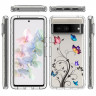 Чехол Butterfly Pattern для Google Pixel 6a (Tree and Butterfly)