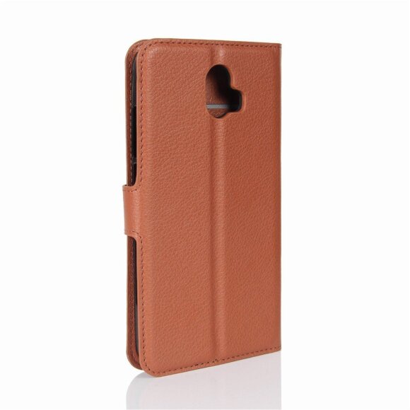Чехол с визитницей для ZTE Blade V8 Pro (коричневый)