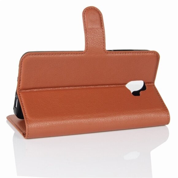 Чехол с визитницей для ZTE Blade V8 Pro (коричневый)