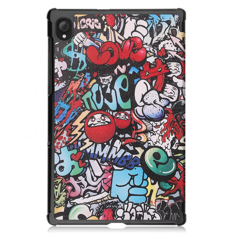 Чехол Smart Case для Lenovo Tab K10 TB-X6C6 - 10,3 дюймов (Graffiti)