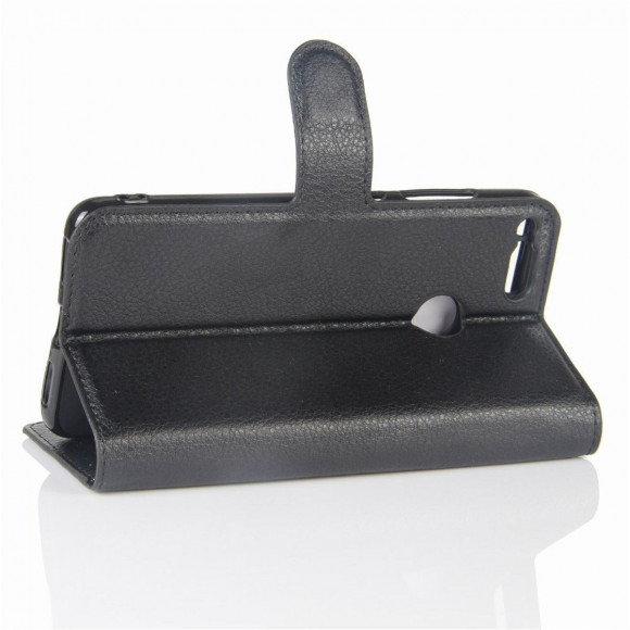 Чехол с визитницей для ZTE Nubia Z17 mini (черный) Чехол с визитницей для ZTE Nubia Z17 mini (черный)