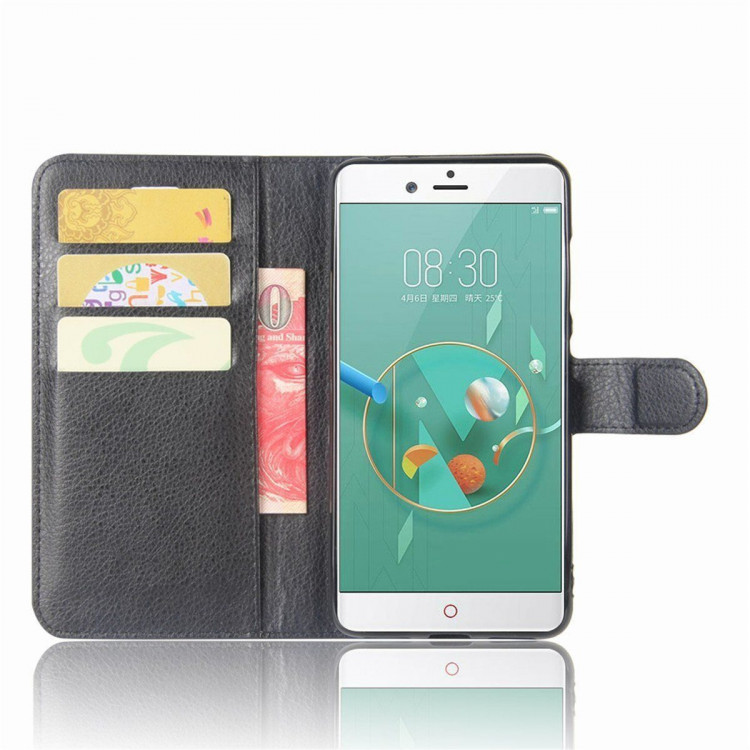 Чехол с визитницей для ZTE Nubia Z17 mini (черный)